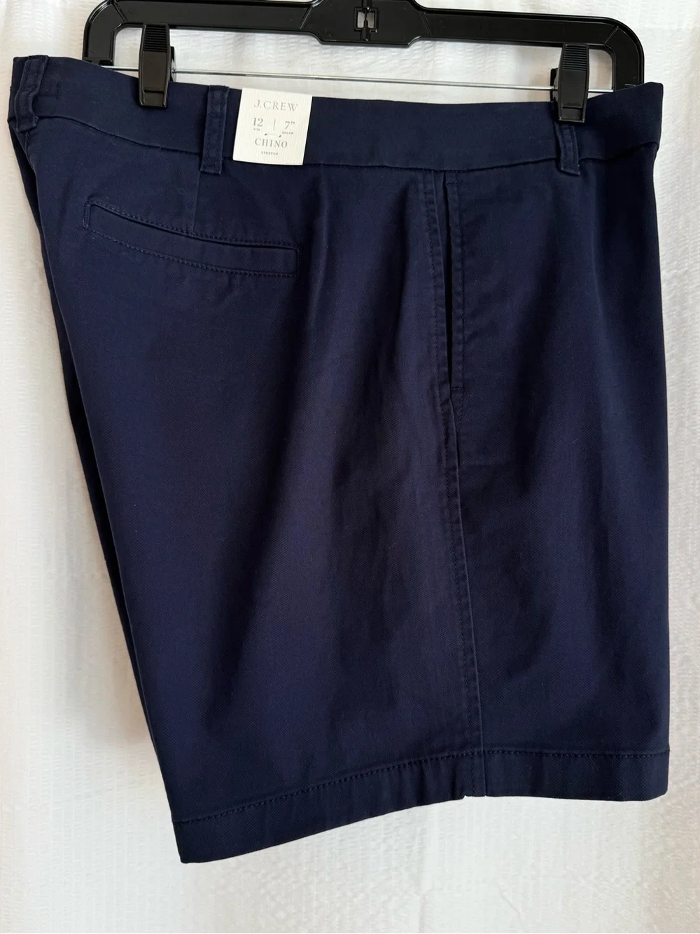 J. Crew Navy Chino Women's Shorts 7” inseam BNWT
